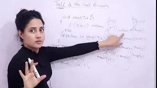 C - 107 Types of Recursion-part 2 Tail and Non-Tail Recursion