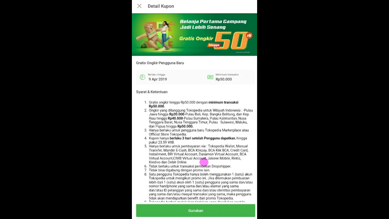 Cara Pakai Voucher Tokopedia - Hingga Cashback 400Rb