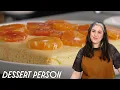 Claire Saffitz Blood Orange Pudding Cake Recipe Dessert Person