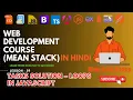 Tasks Solution - Loops in JavaScript Complete MEAN Stack Web Development in Hindi