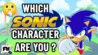 Which Sonic the Hedgehog Character Are You | Brain Break