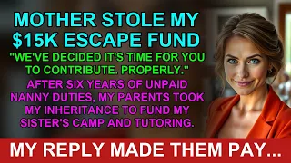 my parents trapped me as sisters nanny then stole 15k from me