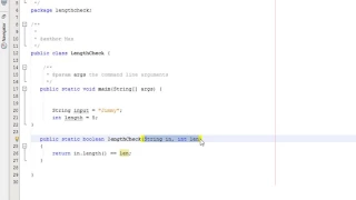 Java Validation Length Check Tutorial Part 1