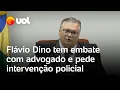 Lagu Dino tem embate com advogado e pede intervenção de policial no STF: 'Doutor, retorne ao seu lugar'