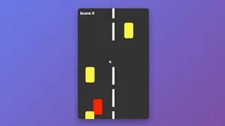 Car Racing Game using HTML CSS JavaScript Beginner Project Tutorial