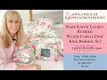 Reveal Rare Ralph Lauren King Bed Set Demo - Retired Water Floral Pink