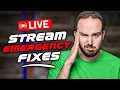 Live Stream Problems Fixes - 3 Tips to Save Your Stream