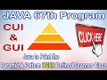 JAVA 67th Program Java to Print the Pyramid Pattern User Defined Scanner class