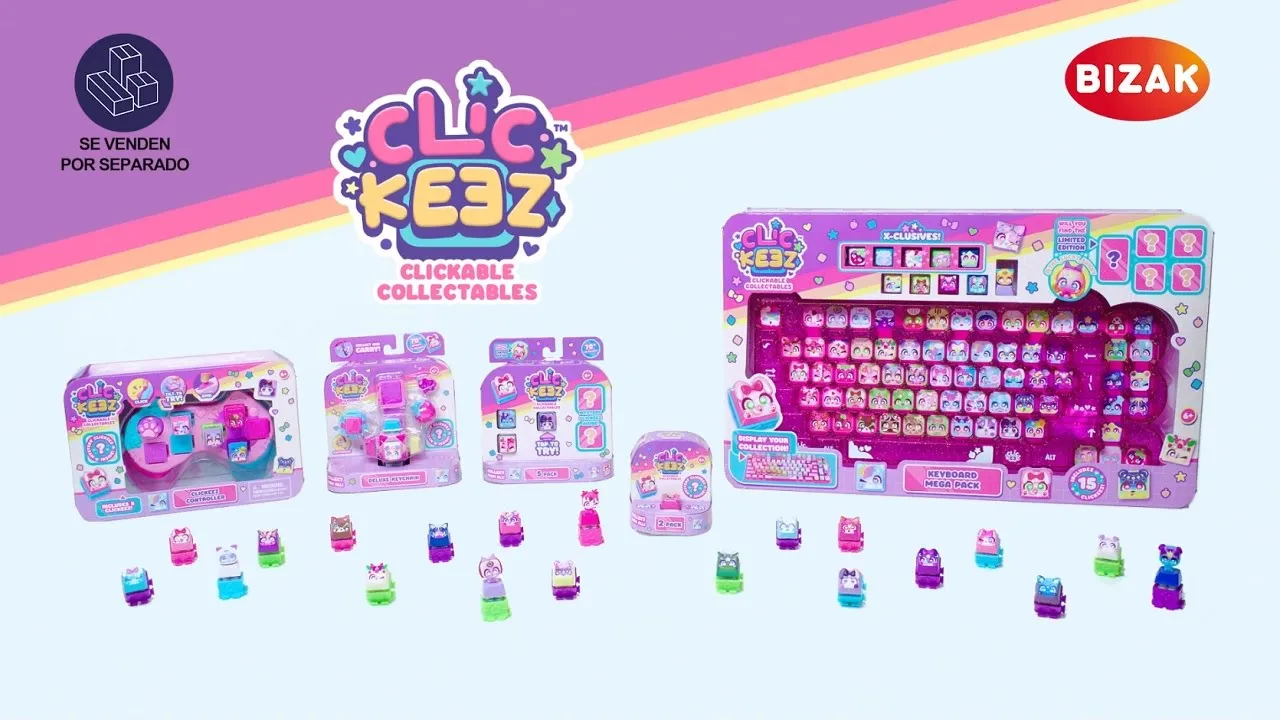 BIZAK OFICIAL — Clic Kez - Clickable Collectables by Bizak (YouTube video ad)