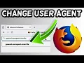 How to Change User Agent in Firefox Change Firefox User Agent