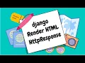 Render HTML using HttpResponse in Django OpenSource - Code