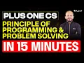 Plus One CS Principle of Programming Problem Solving in 15 minutes Eduport Plus One