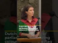 Dutch MP sent out of parliament for wearing colours of Palestine flag | AJ #shorts