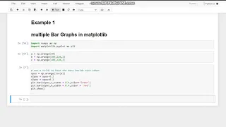multiple Bar Graphs in matplotlib