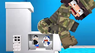 ASKER KIZ GÖKÇE'nin Tuvaletinde Gizlice Saklandık - Minecraft