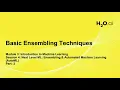 Session 9 AI Foundations Course - Ensembling Automated Machine Learning AutoML