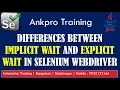 Selenium with Java 37 - Differences between implicit and explicit wait