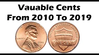 2010 To 2019 Valuable Lincoln Cent Doubled Dies That Can Be Found In Pocket Change