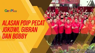 PDIP Resmi Pecat Jokowi, Gibran, dan Bobby Nasution Sebagai Kader Partai