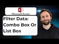 How to Filter the Data in a Combo Box or List Box as You Type in Microsoft Access 2026 Guide