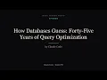 How Databases Guess