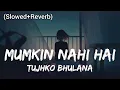 Download Lagu Mumkin Nahi Hai Tujhko Bhulana (Slowed+Reverb) Arijit Singh | Lofi Version |