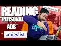 Reading Personal Ads on Craigslist