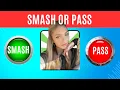 SMASH or PASS 40 OPTIONS YOUTUBERS AND TIKTOKERS EDITION 2025 QUIZ MEE