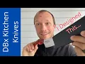 I Co-designed A Custom Kitchen Knife DBx Chef Utility