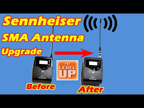Download MP3 How To Upgrade Your Sennheiser G3 And G4 Antenna – Budget  Lectrosonics Microphone Mod – SMA Antenna