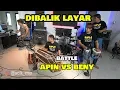 BTS (Behind the Scene) video Battle Beny vs Apin Koplo Time