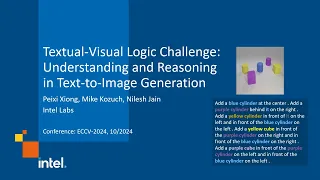 ECCV Textual Visual Logic Challenge