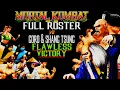 Download Lagu MORTAL KOMBAT 1 FULL ROSTER vs GORO \u0026 SHANG TSUNG / FLAWLESS VICTORY (ARCADE VERSION) 4K / 60FPS