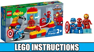 LEGO Instructions: How to Build LEGO Super Heroes Lab - 10921  (LEGO MARVEL DUPLO)