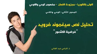 فرضية اللاشعور تحليل ومناقشة نص سيغموند فرويد مفهوم الوعي 