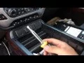 2014 GMC Sierra Center Console Trim Removal