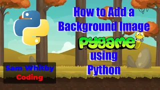 How to Add a Background Image in Pygame