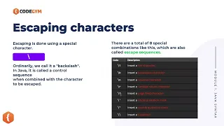 Java Escape Characters CodeGym University Course