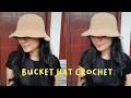 Tutorial Merajut Bucket Hat Crochet