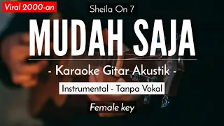 Download Mudah Saja (Karaoke Akustik) - Sheila On 7 (Indah Anastasya \u0026 Dewangga Elsandro Version) MP3