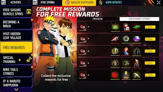 Naruto x Ben 10 Event Rewards Upcoming New Events Free Fire Free Fire New Event Today