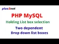 Holding selection of dropdown listbox when the page reloads in two dependant listbox