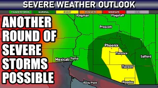Another Round of Severe Thunderstorms Possible - August 10 2026 Phoenix Arizona Weather Discussion
