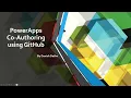 PowerApps CoAuthoring using GitHub Integration