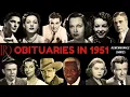 Obituaries in 1951-Famous we have Lost in 1951-EP 1-Remembrance Diaries