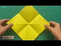 very easy origami parrot | how to make a parrot out of paper - origami bird - animal