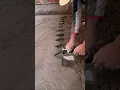 Download Lagu The final step is to prepare the floor with cement and sand in the shape of teeth.