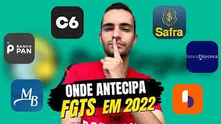 ONDE ANTECIPAR SAQUE ANIVERSÁRIO EM 2022? C6Bank, Safra, Pan, Bmg, Mercantil e Daycoval.