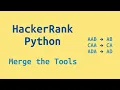 27 HackerRank Python Preparation - Merge the Tools