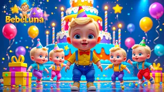 Canción de cumpleaños | Juegos de cumpleaños divertidos | Canciones infantiles de BebeLuna